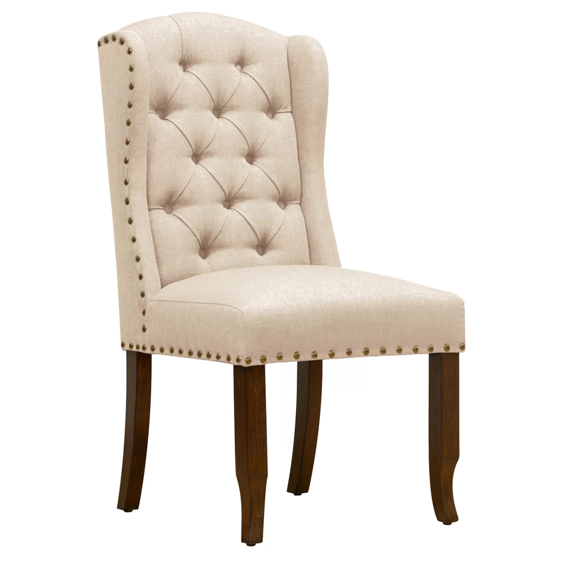 Aahmad Winged Dining Chair, Natural Online Discount^* Outlet