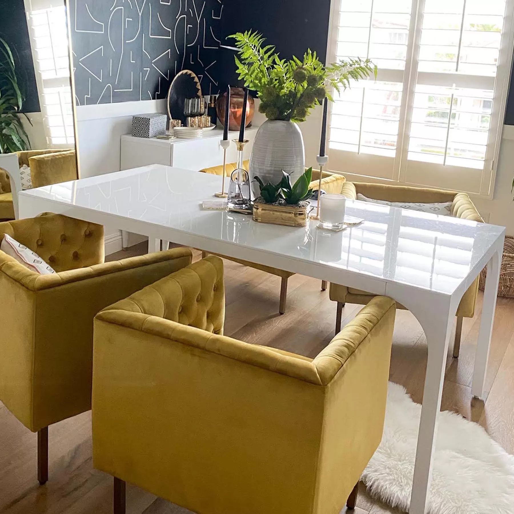 Bendell Yellow Velvet Tufted Accent Club Chair With Gold Legs Opening Sales^* Outlet