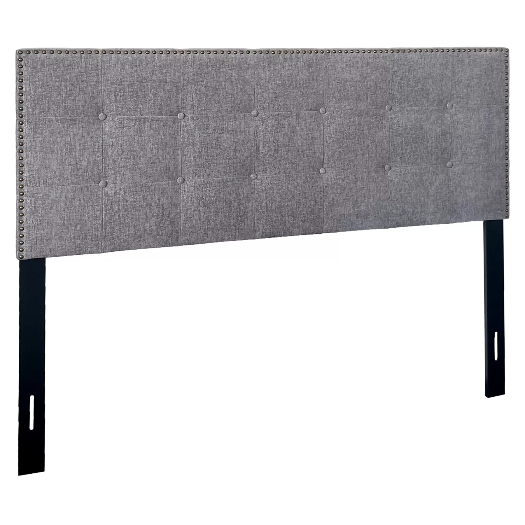 Brian Cement Grey Headboard, Queen Less Expensive^* Sale