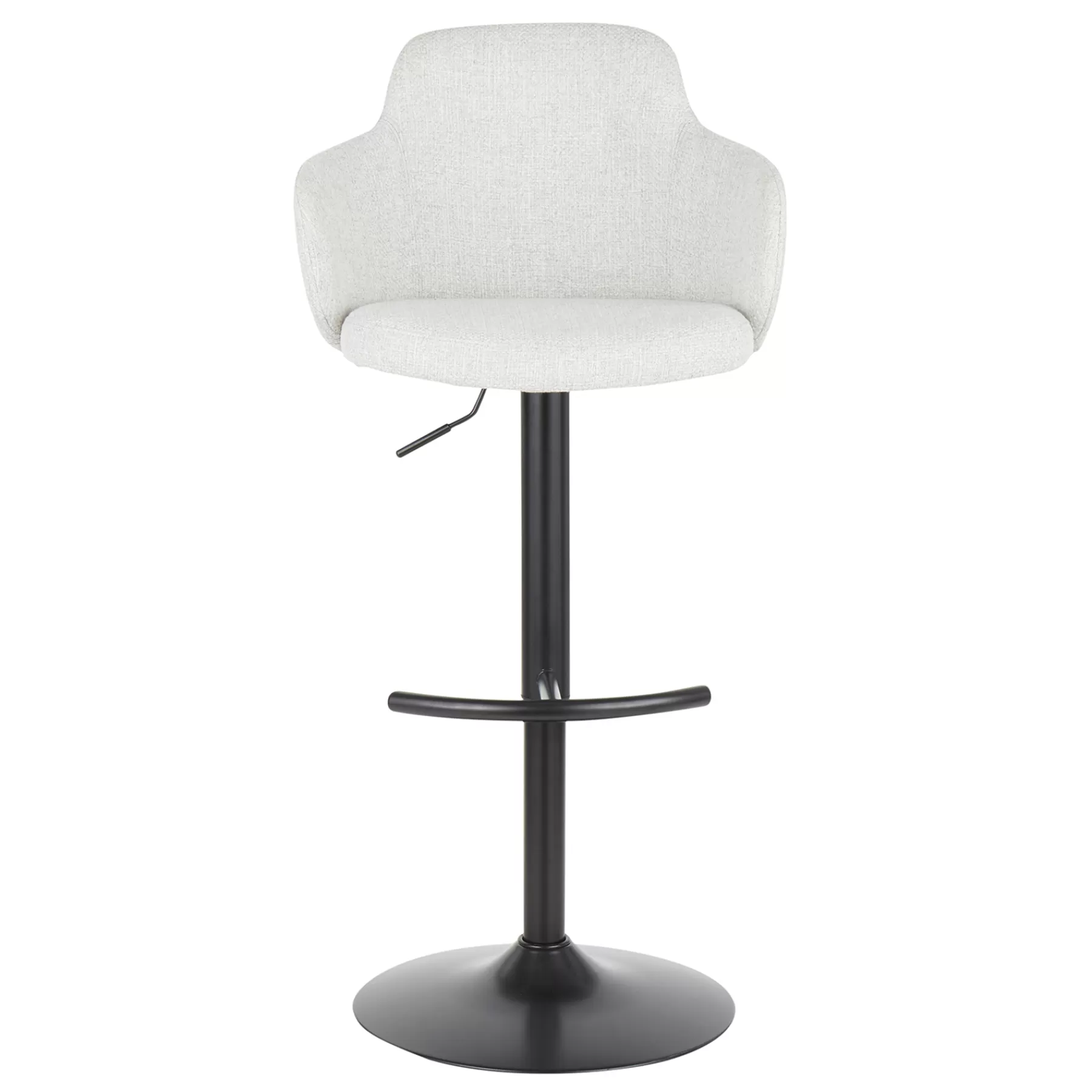 Bryce Adjustable Barstool, Light Grey Opening Sales^* Shop