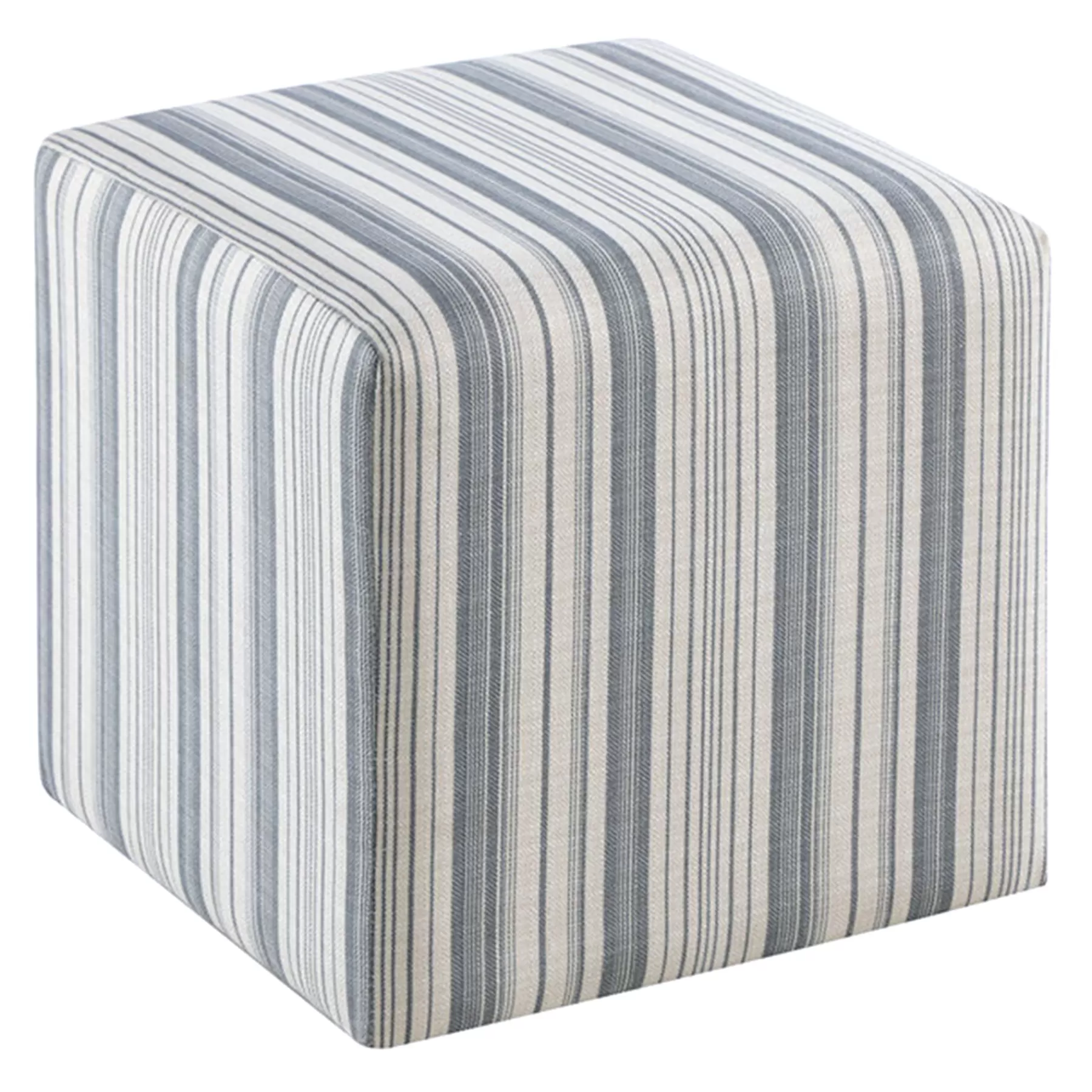 Cottage Striped Ottoman Fashion^* Cheap