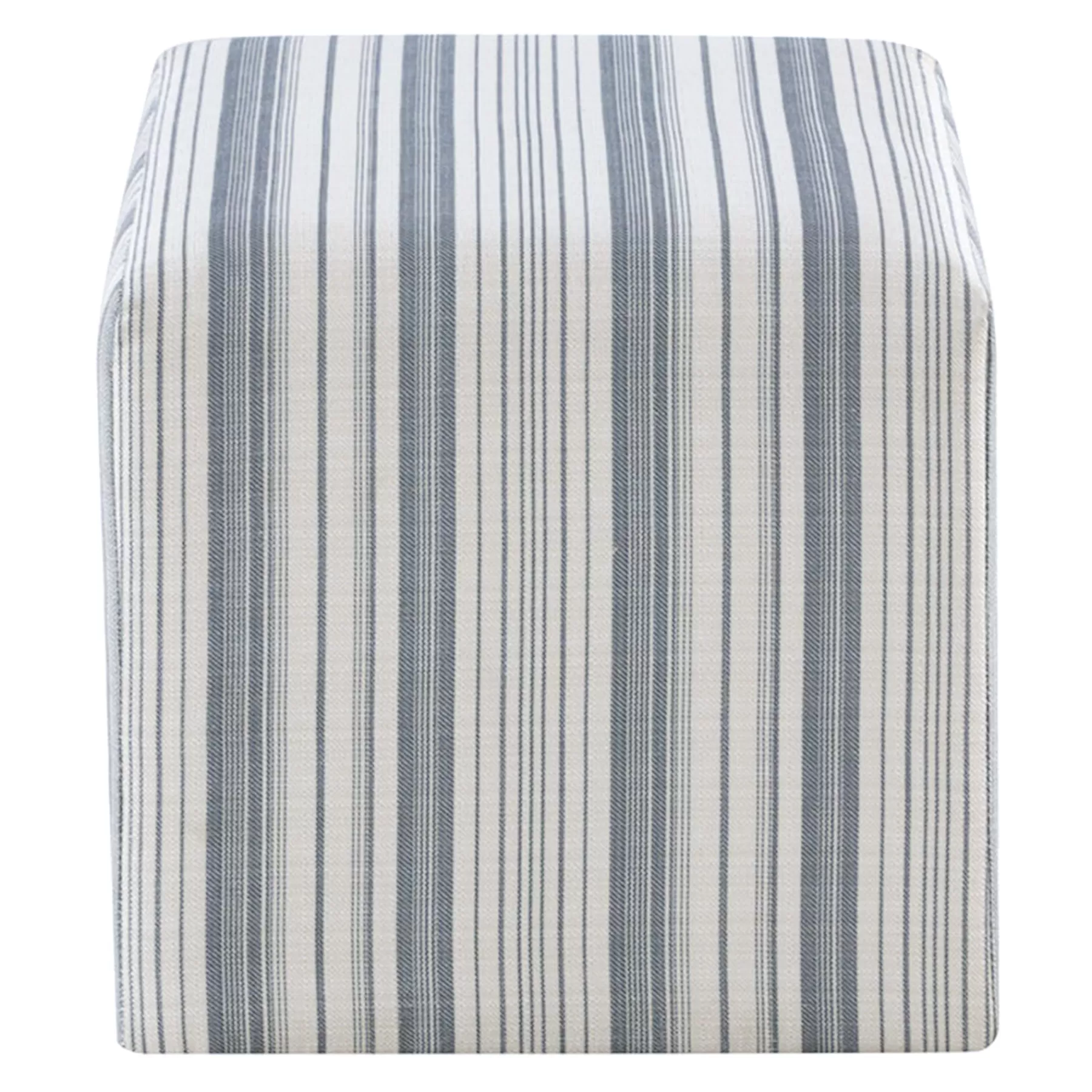 Cottage Striped Ottoman Fashion^* Cheap