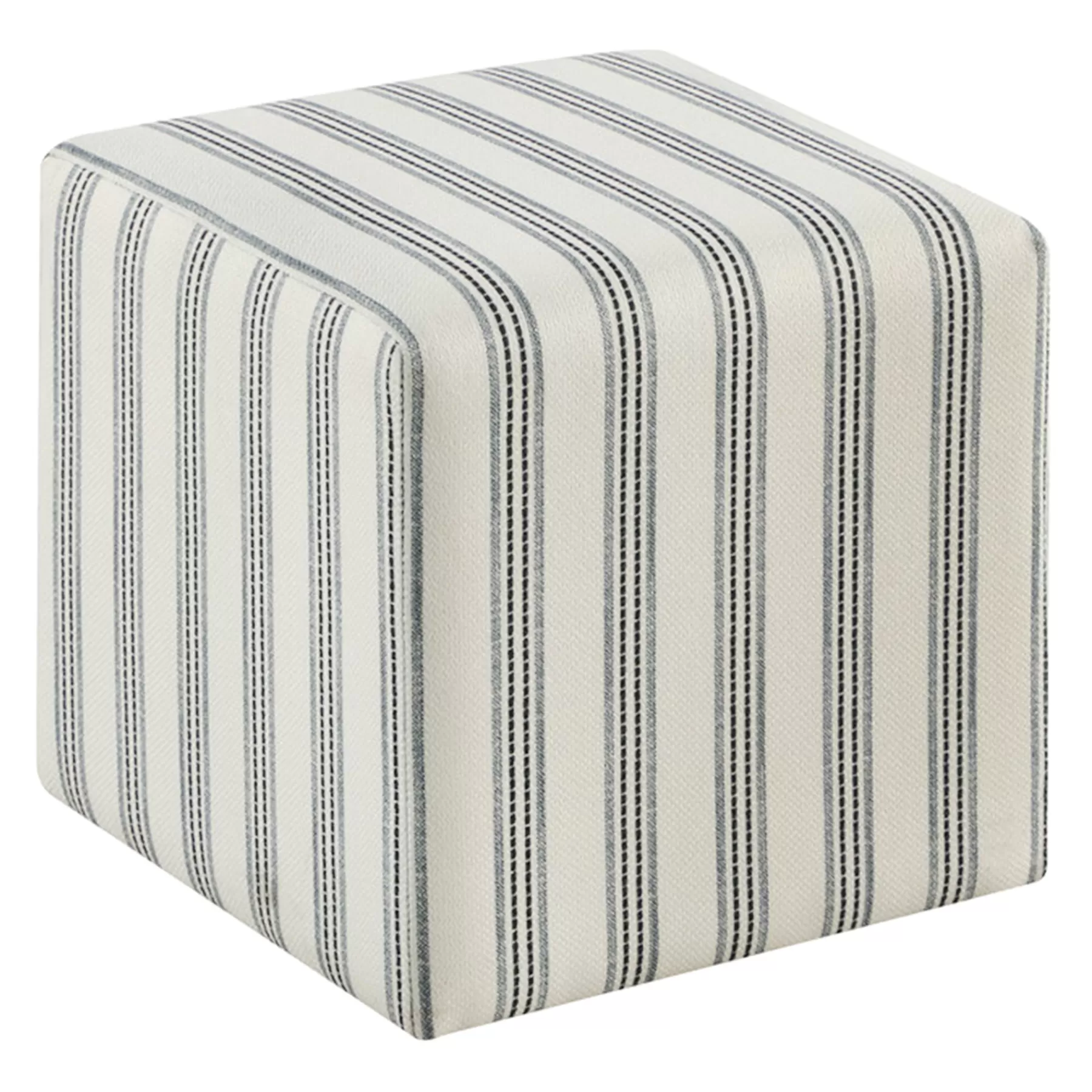 Cottage Thin Striped Ottoman Promotion^* Cheap