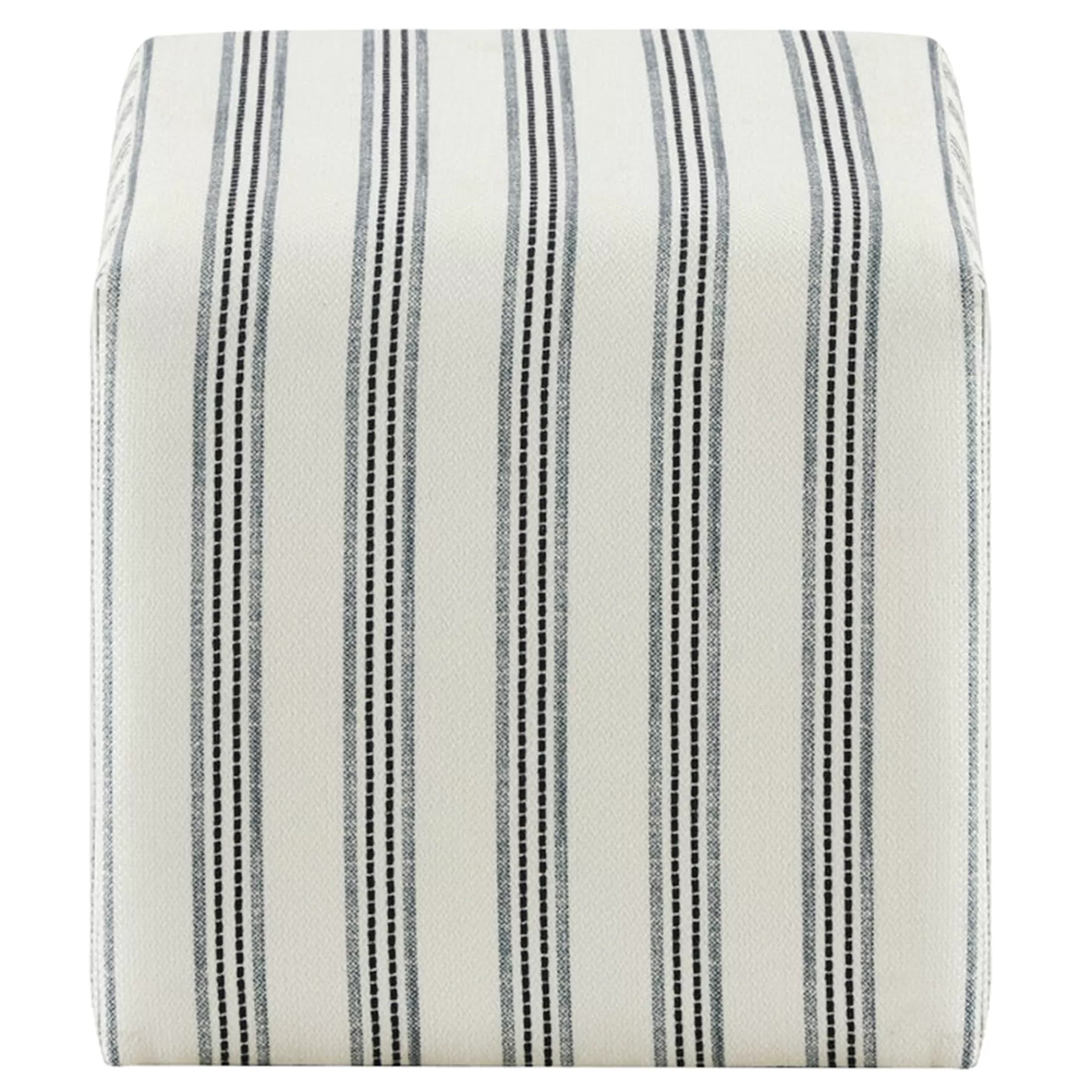 Cottage Thin Striped Ottoman Promotion^* Cheap