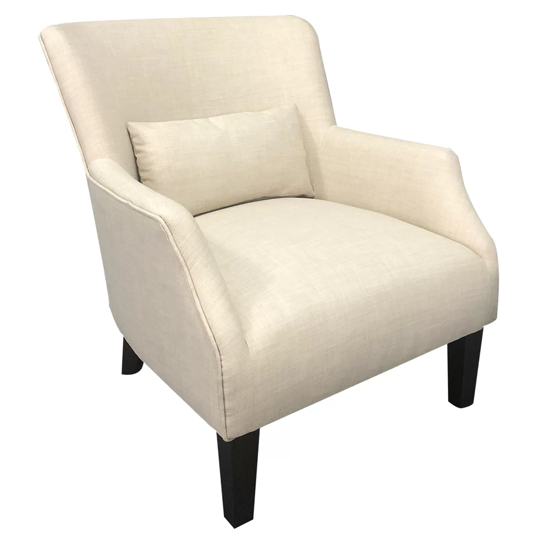 Emilee Cream Upholstered Accent Chair Premium^* Clearance