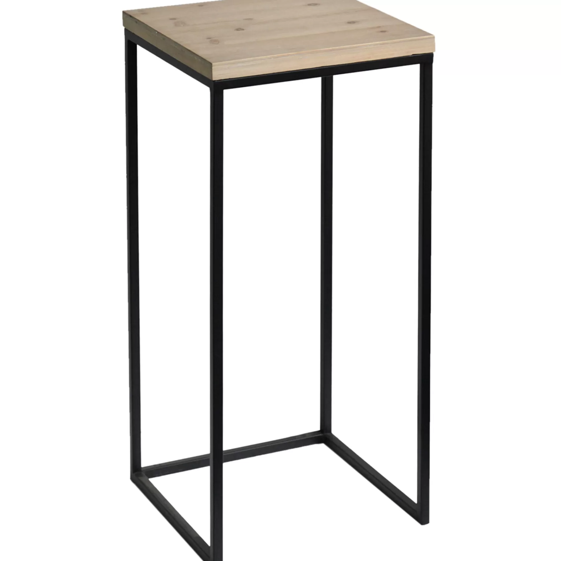 Fiona Wood Top Plant Stand With Metal Base, Medium Flash Sale^* Cheap