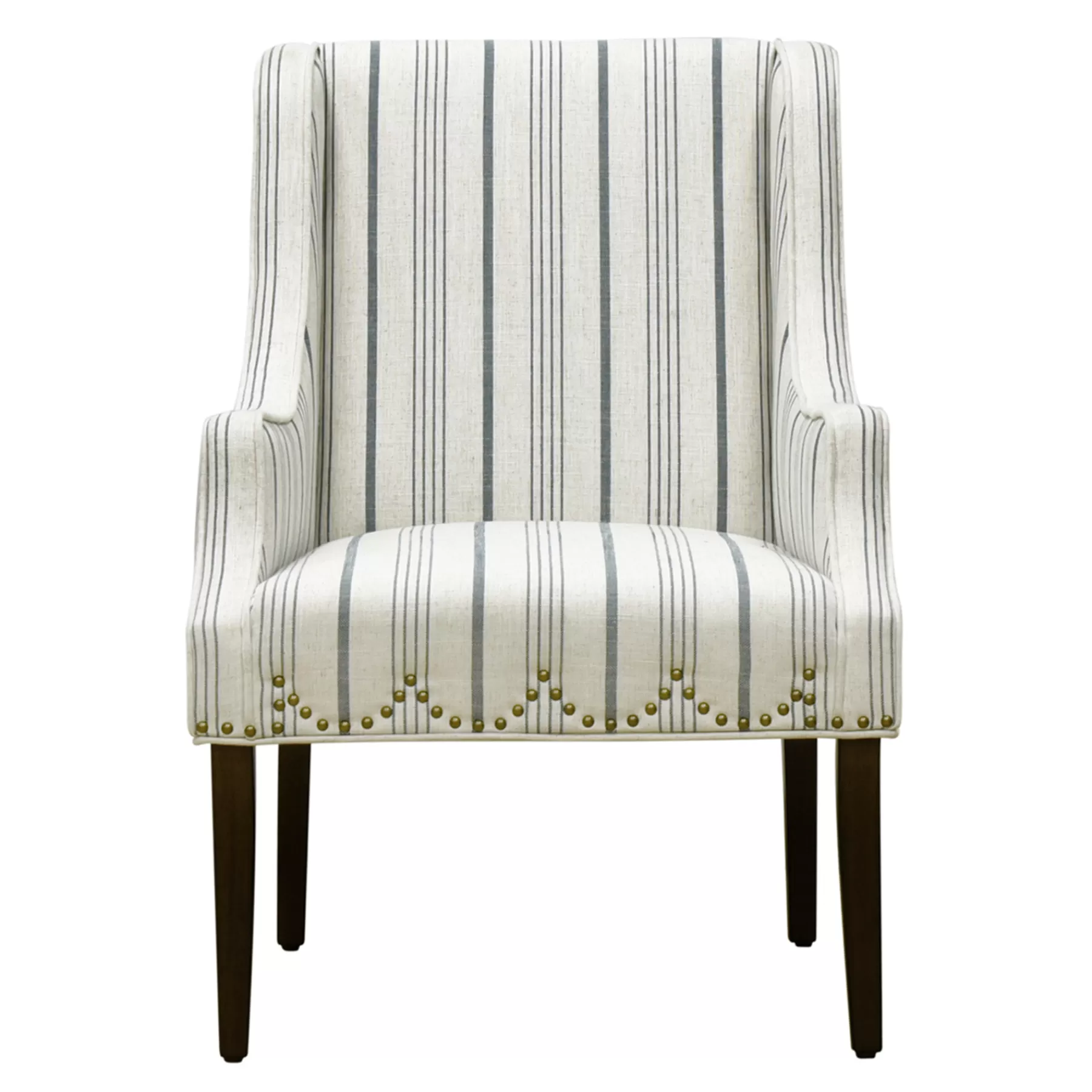 Grace Mitchell Olivia Striped Scalloped Arm Chair Discount^* Best Sale