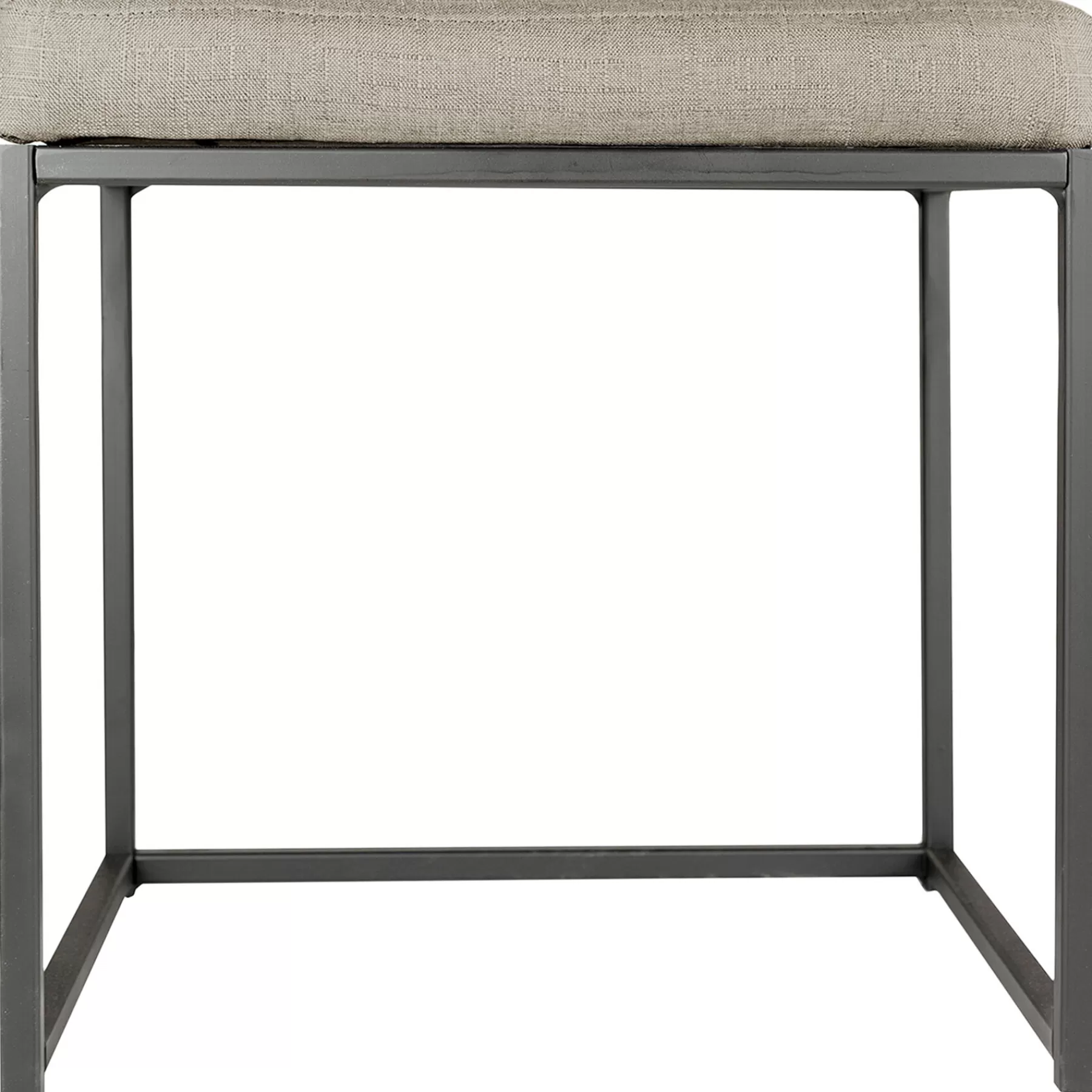 Grey Rectangle Vanity Stool Premium^* Sale