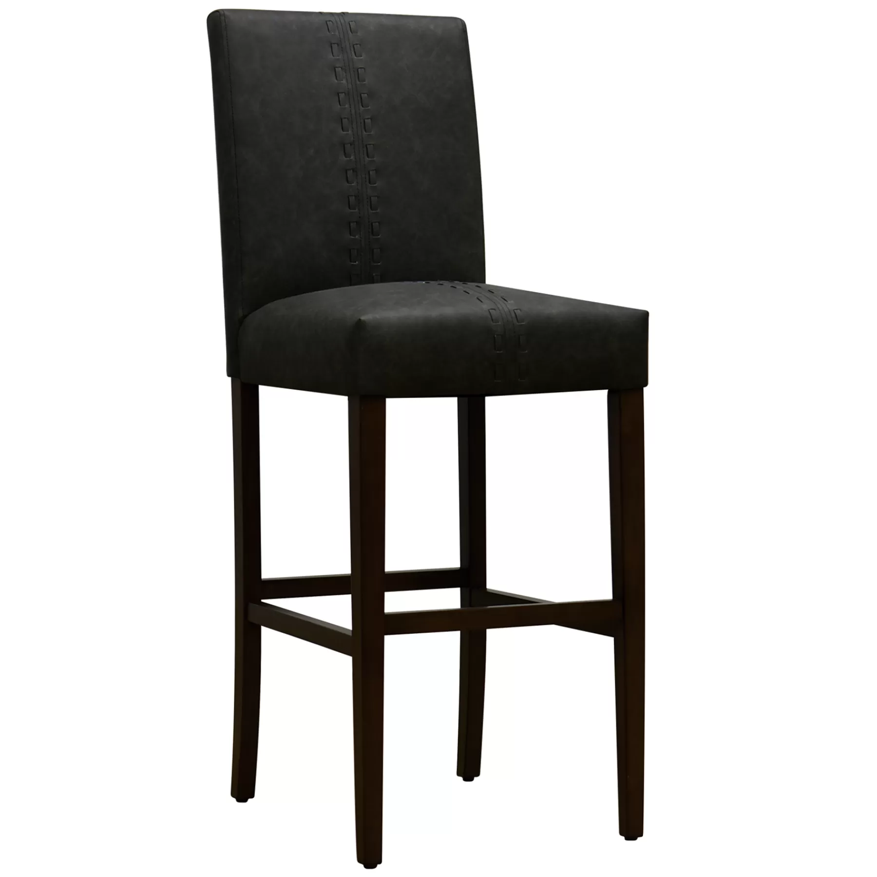 Honeybloom Brown Baseball Stitch Barstool Low Price^* Best Sale