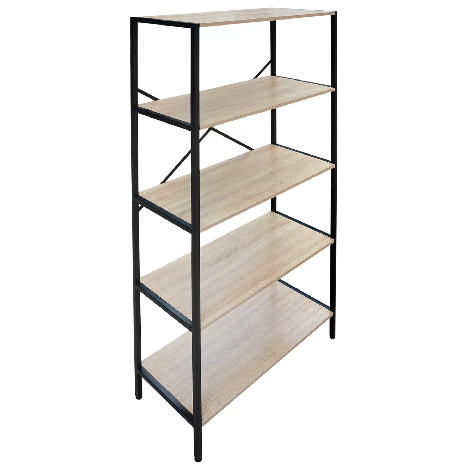 Honeybloom Burnaby 4-Tier Wood & Metal Shelf Opening Sales^* Shop