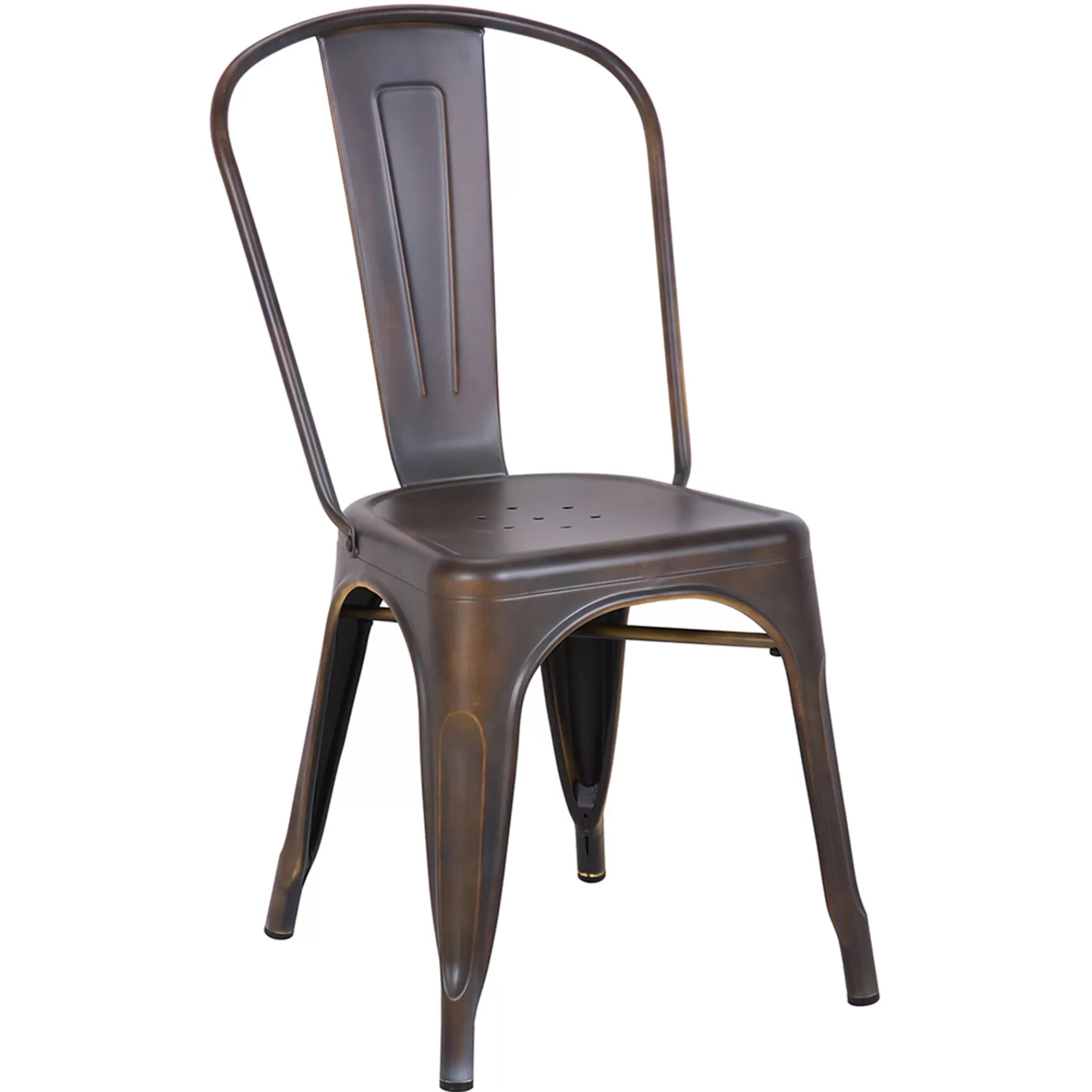 Honeybloom Idris Bronze Metal Dining Chair Discount^* Cheap