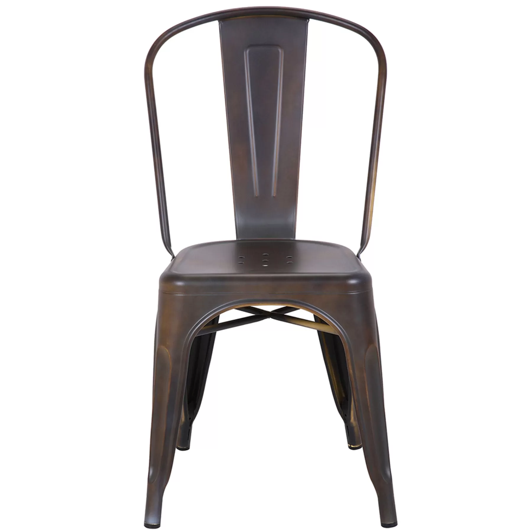 Honeybloom Idris Bronze Metal Dining Chair Discount^* Cheap