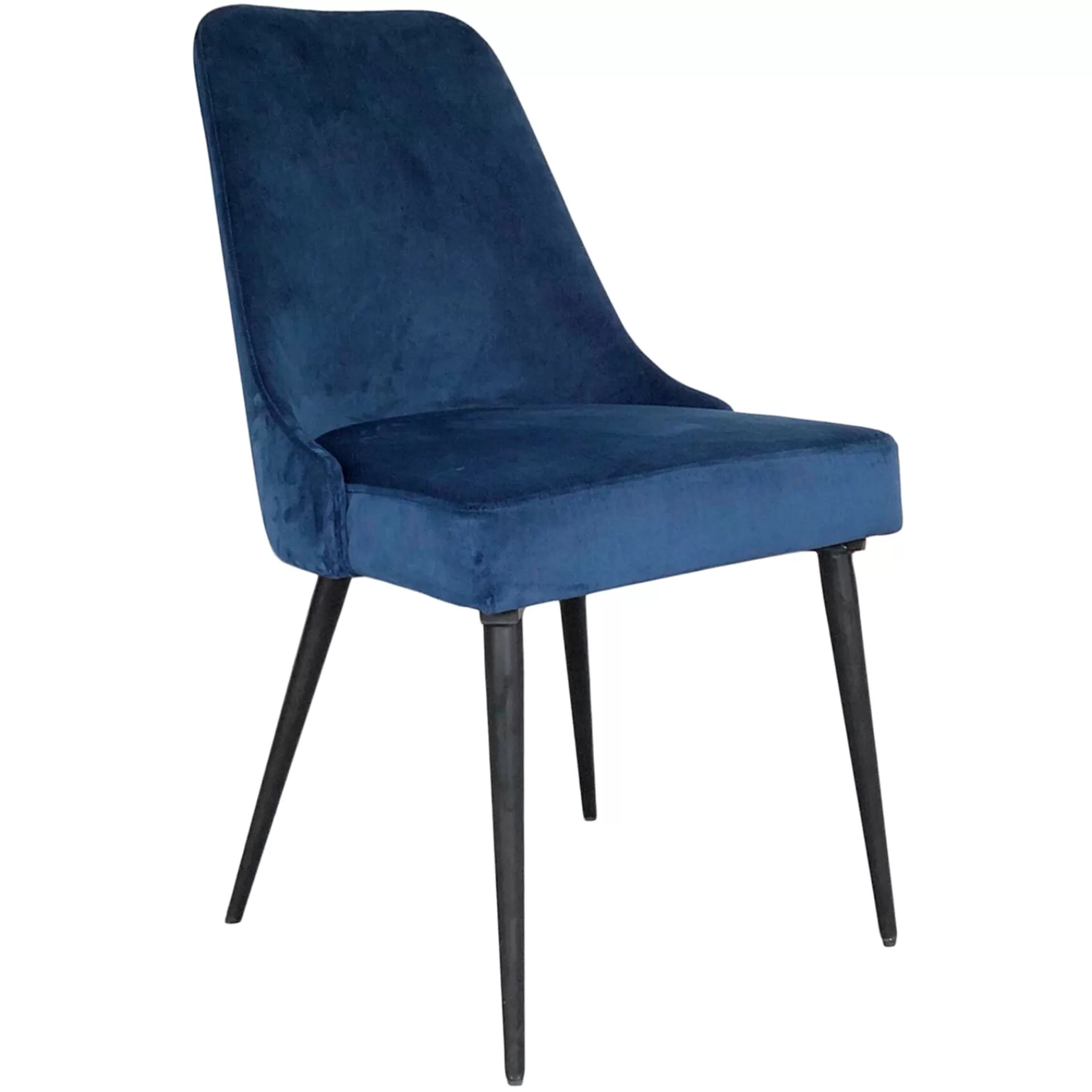 Indigo Blue Velvet Dining Chair Premium^* Best Sale