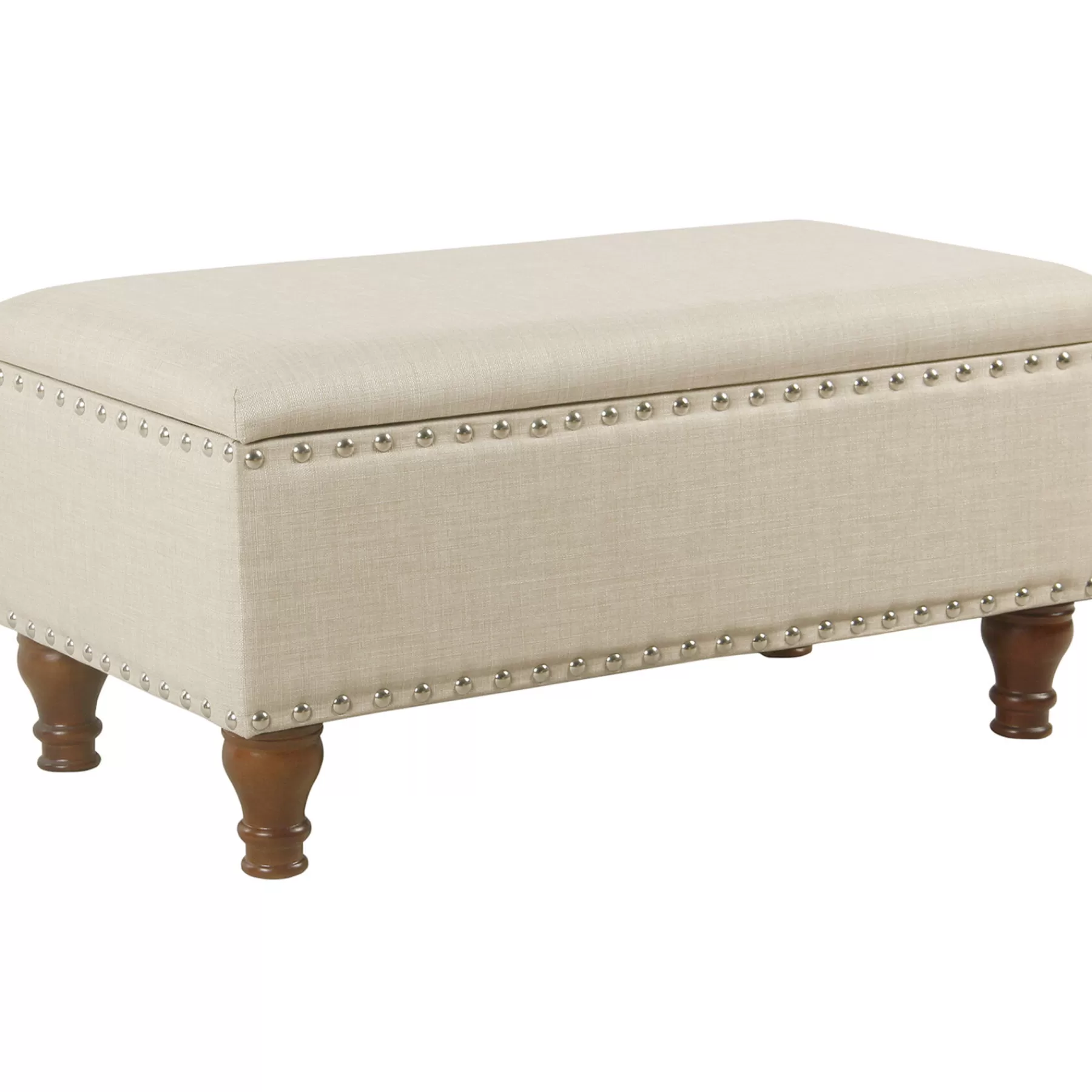 Jasmine Linen Storage Ottoman, Natural Less Expensive^* Cheap