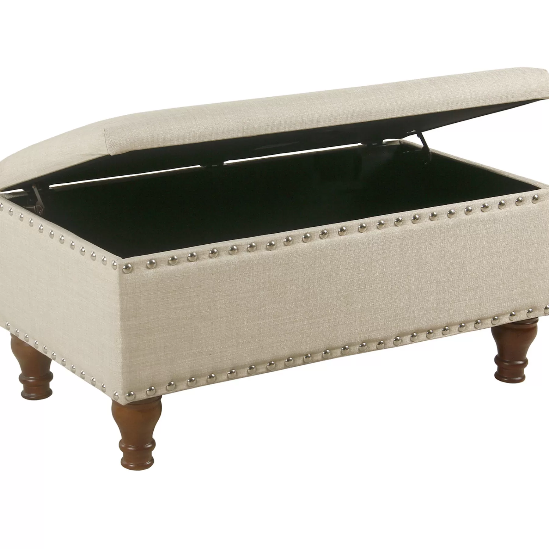 Jasmine Linen Storage Ottoman, Natural Less Expensive^* Cheap