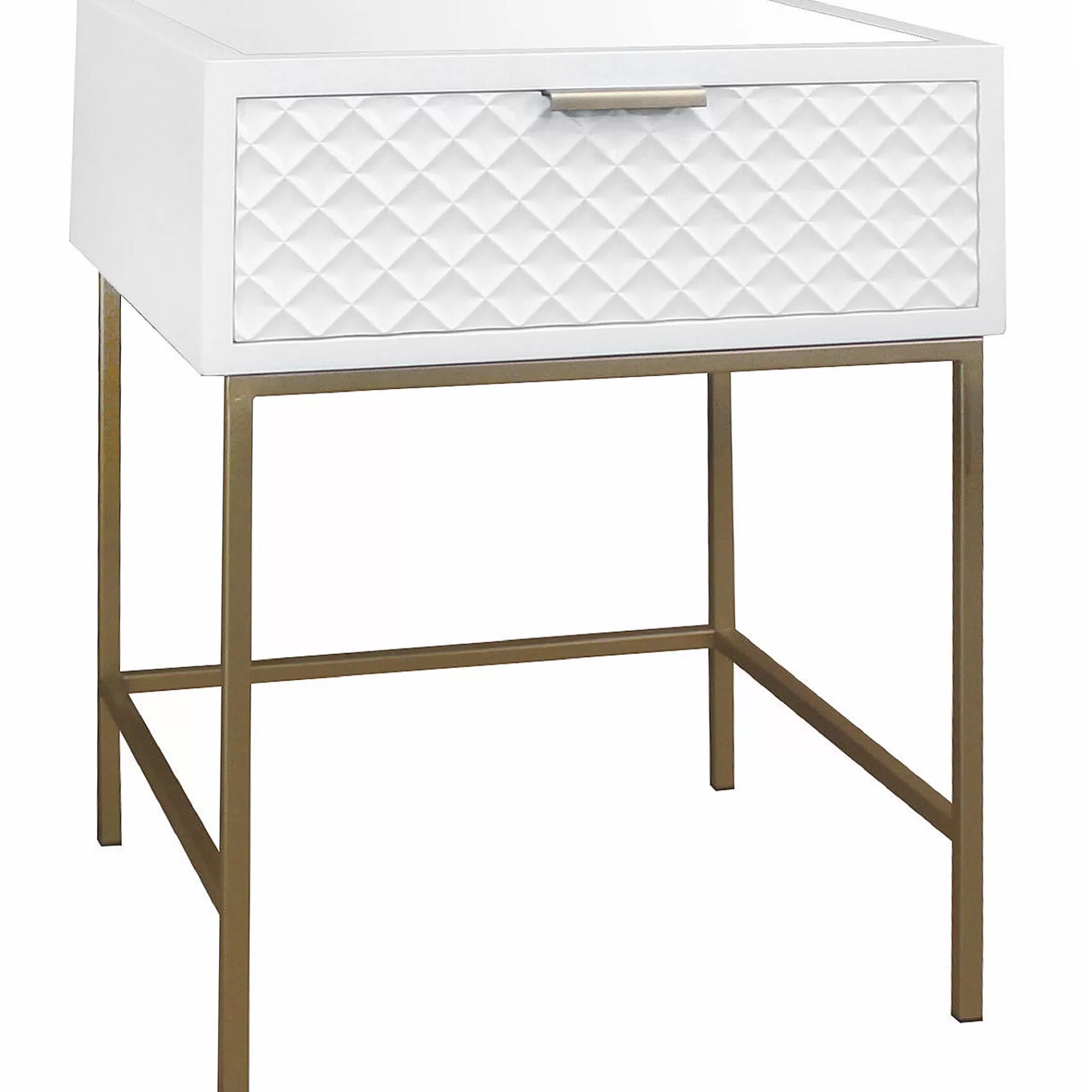 Kelcie Textured Front 1 Drawer Cabinet With Mirror Top Opening Sales^* Online