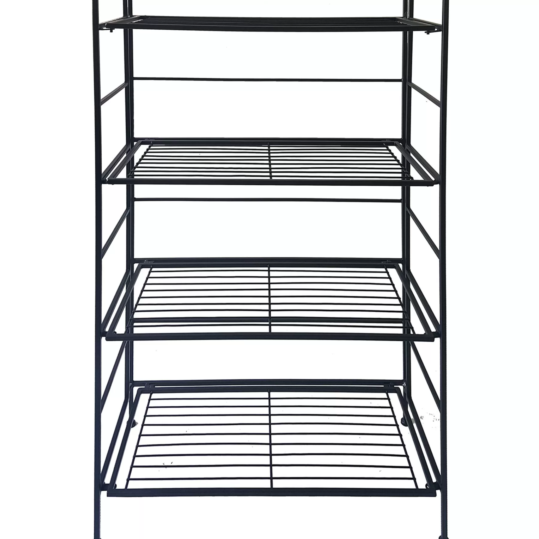 Metal 4 Tier Folding Rack With Wire Shelves Discount Online^* New