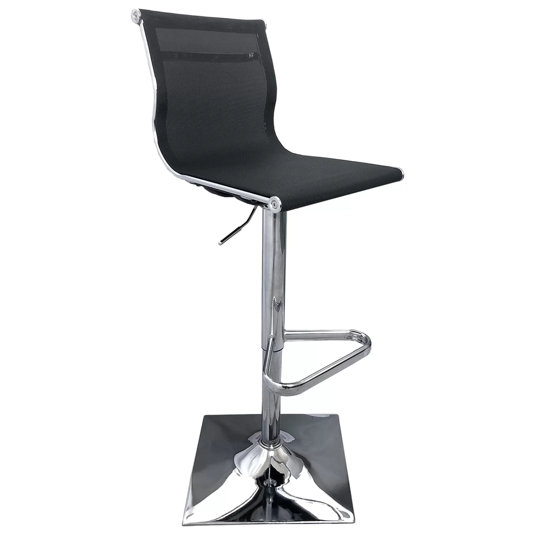 Micah Adjustable Barstool, Black Low Price^* Outlet