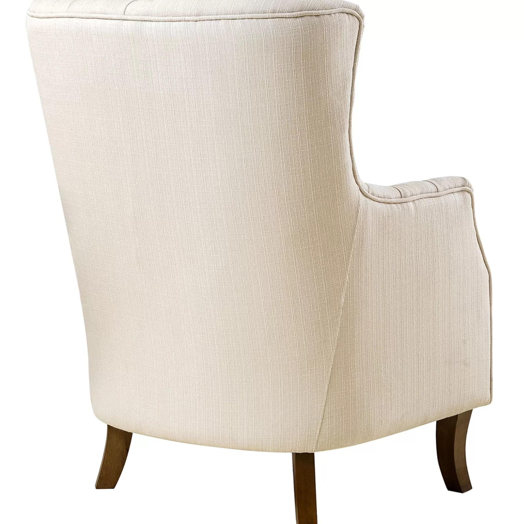 Norfolk Cream Linen Tufted High Back Arm Chair Promotion^* Flash Sale