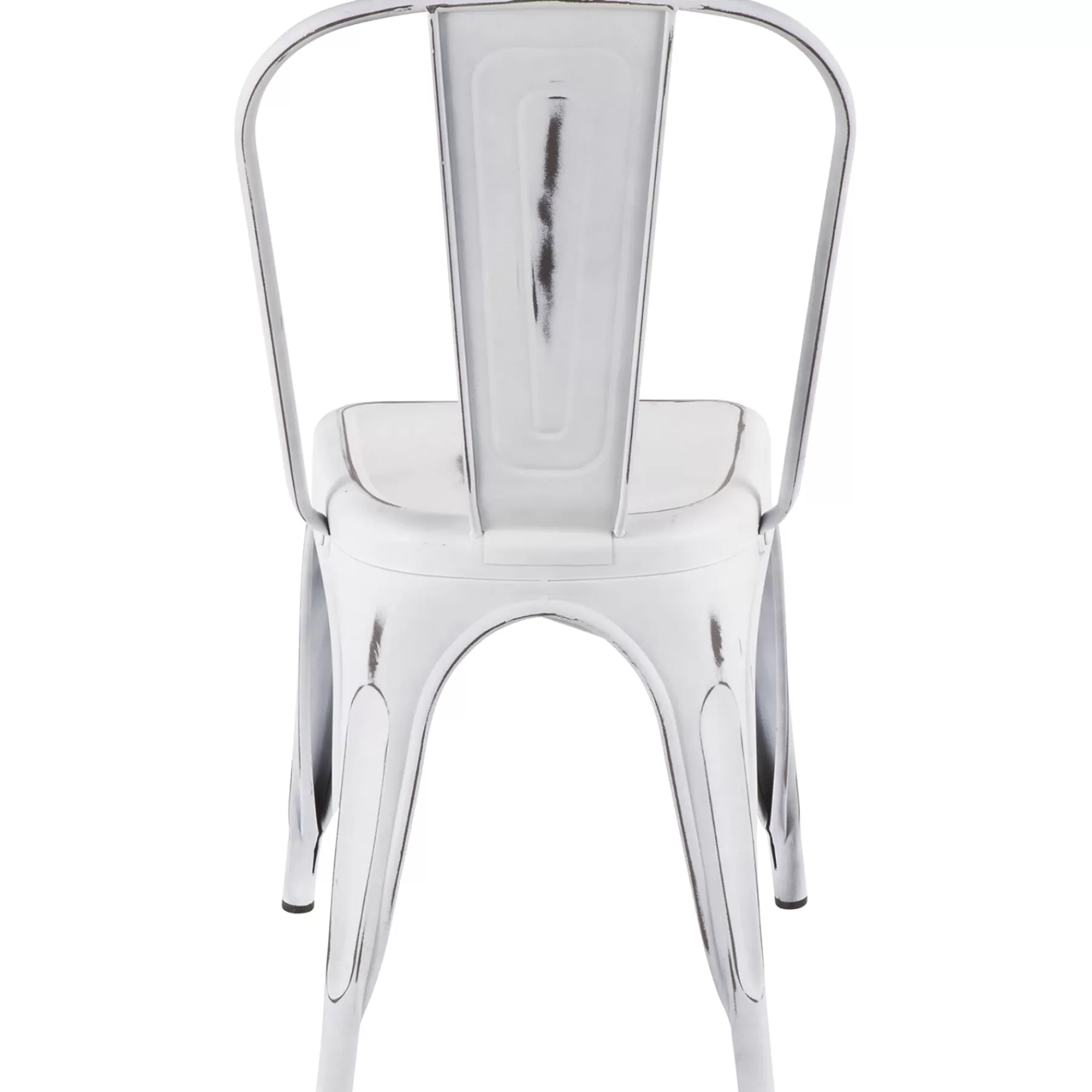 Oregon Vintage White Metal Dining Chair Opening Sales^* Online
