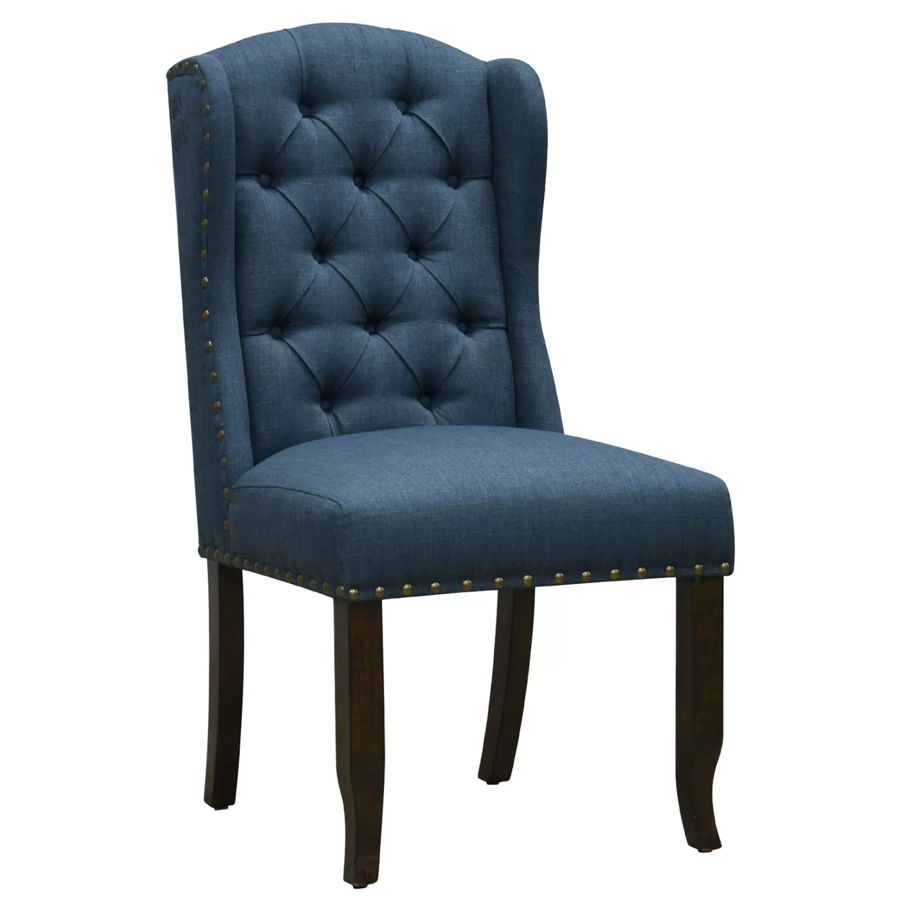 Providence Aahmad Winged Dining Chair, Azure Low Price^* Best Sale