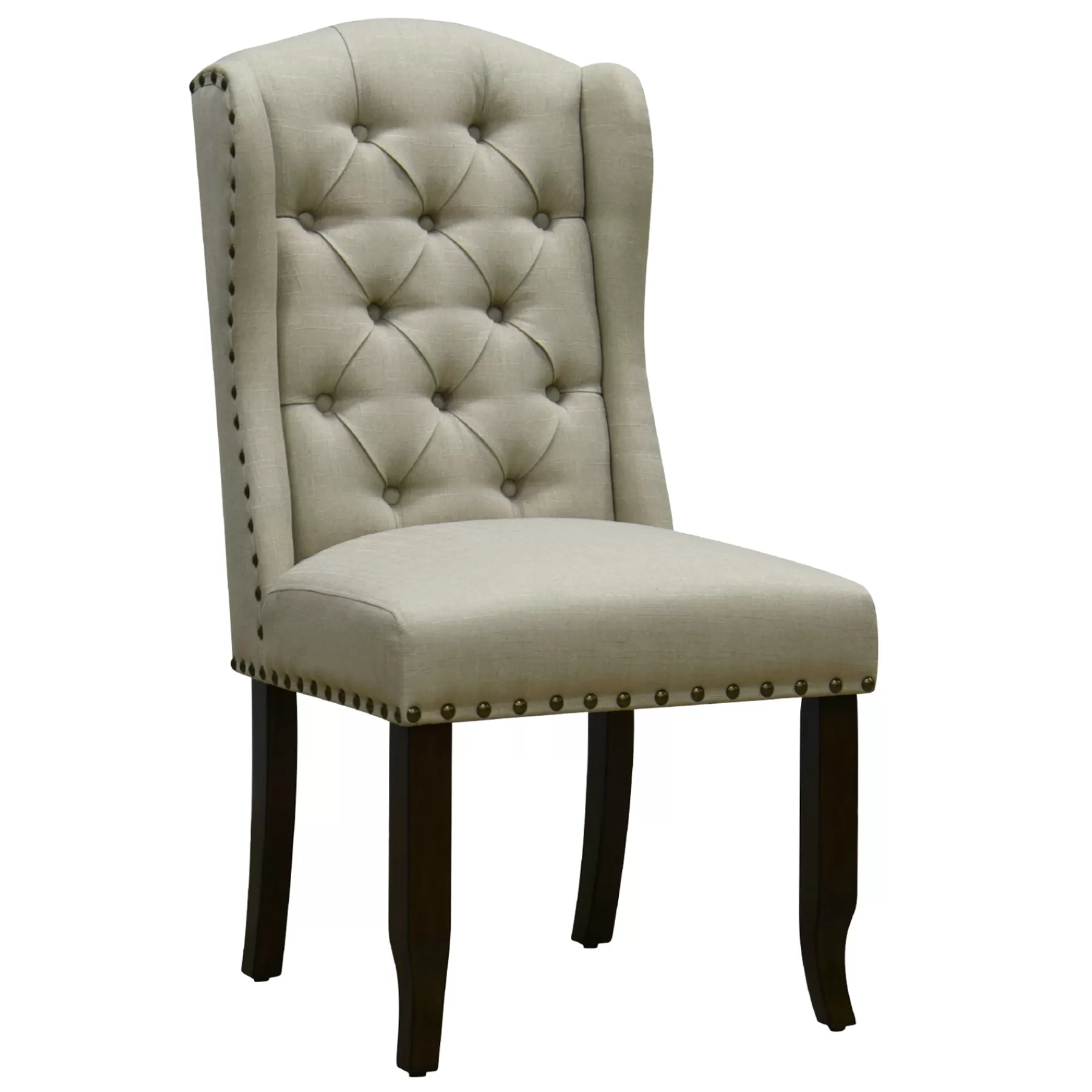 Providence Aahmad Winged Dining Chair, Beige Promotion^* Outlet