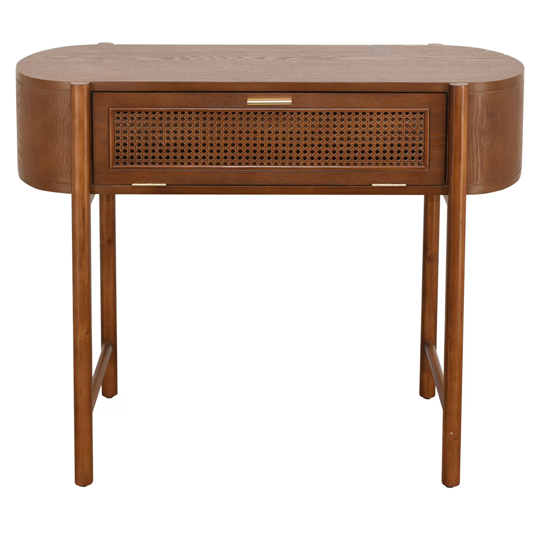 Reston Round Corner Wooden Console Table Less Expensive^* Outlet