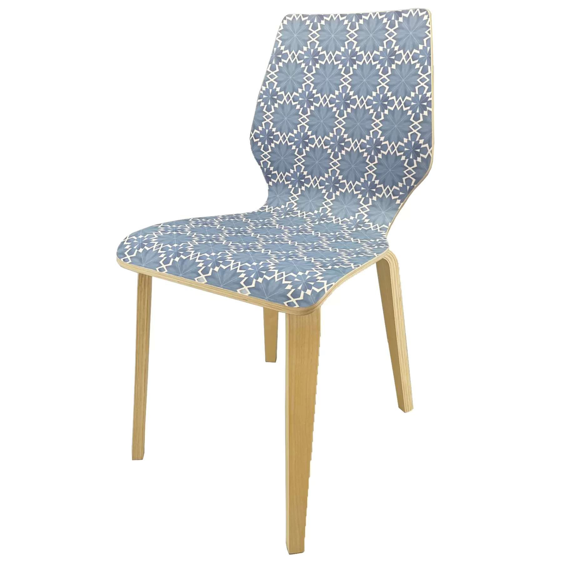 Tracey Boyd Bentwood Dining Chair, Blue Flash Sale^* Flash Sale