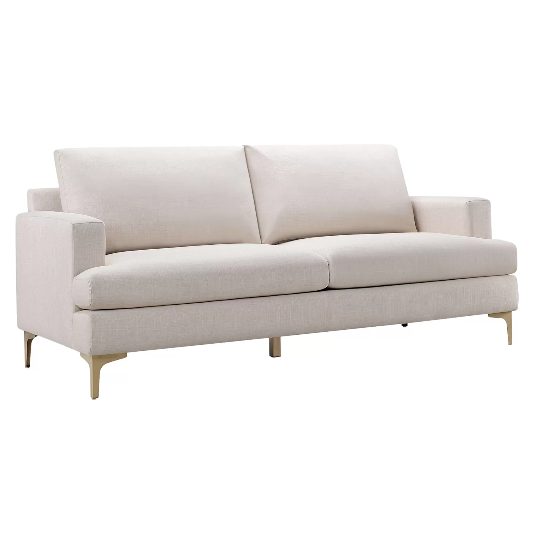 Tribeca Ivory Upholstered Sofa Opening Sales^* Flash Sale