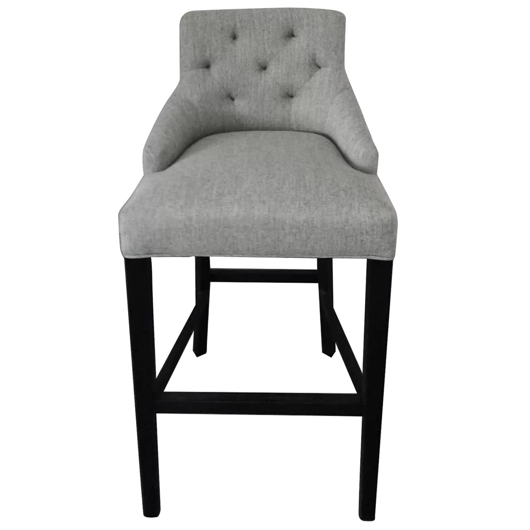 York Grey Upholstered Tufted Barstool Bargain Sale^* Discount